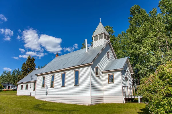 Primera Iglesia Unida Fort Fraser British Columbia Canada — Foto de Stock