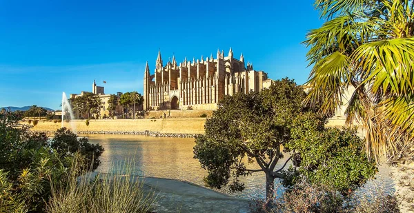 Palma de Mallorca Mallorca España 12.22.2018 en la Catedral La —  Fotos de Stock