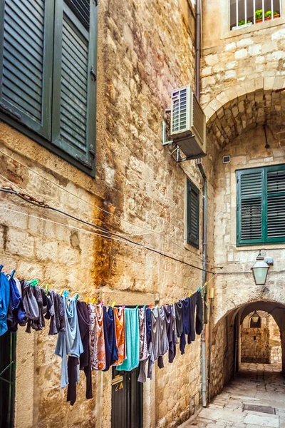 En el casco antiguo de Dubrovnik Croacia — Foto de Stock