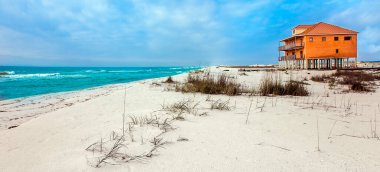 Navarre Beach on the Gulf of Mexico in Florida USA clipart
