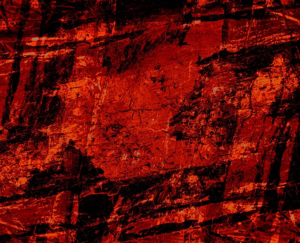 Rode Grunge Achtergrond Met Donkere Abstracte Spatten Rode Zwarte Textuur — Stockfoto