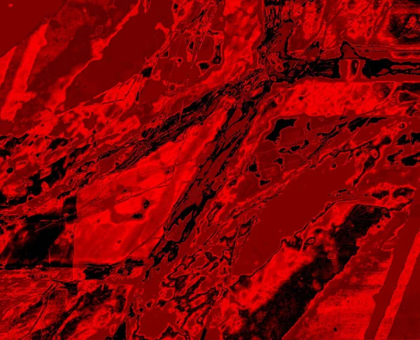 Roter Grunge Hintergrund Mit Dunklen Abstrakten Farbtupfern Rote Und Schwarze — Stockfoto