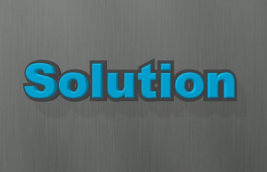 Olağanüstü metin 3D illüstrasyon 