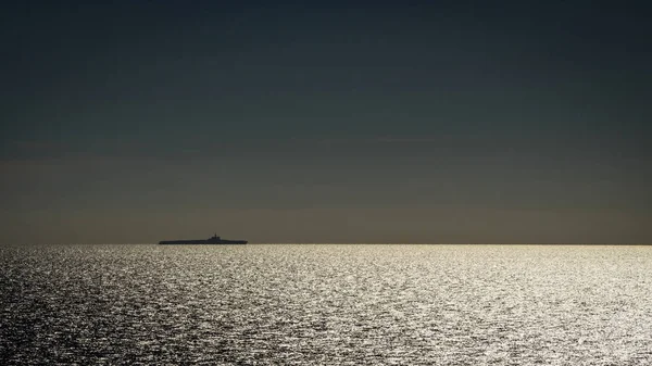 Svítící Mořská Plocha Slunečním Světle — Stock fotografie