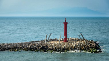 Işık, Coatzacoalcos ve Pajaritos limanlarında giriş Breakwaters, Meksika
