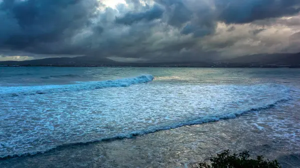 Şiddetli Fırtınada Deniz — Stok fotoğraf