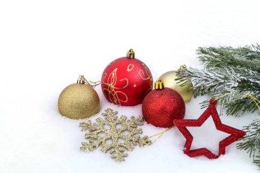 Noel süsler ile bir görüntü.