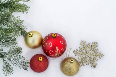 Noel süsler ile bir görüntü.