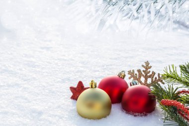 Noel süsler ile bir görüntü.