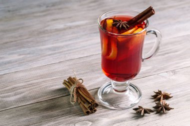 Sıcak şarap ile görüntü.