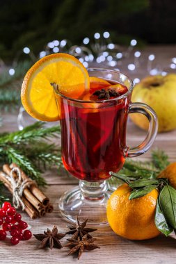 Sıcak şarap ile görüntü.