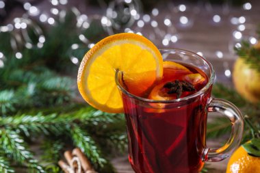 Sıcak şarap ile görüntü.