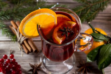 Sıcak şarap ile görüntü.