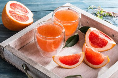 Greyfurt suyu ile görüntü.