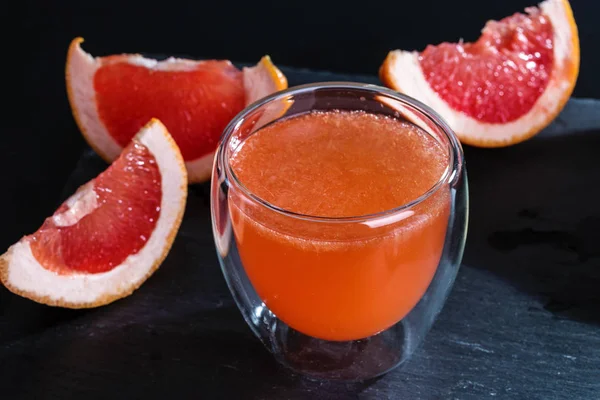 Afbeelding met grapefruitsap. — Stockfoto