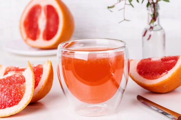 Зображення з грейпфрутовим соком . — стокове фото