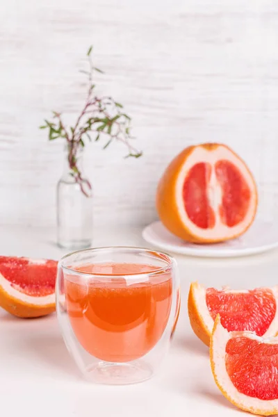 Afbeelding met grapefruitsap. — Gratis stockfoto