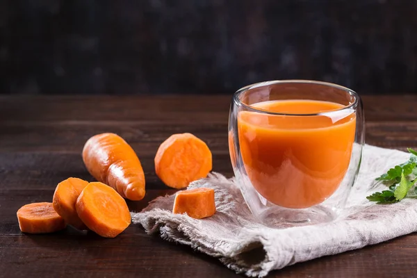 Image with carrot juice. — Stock Photo, Image