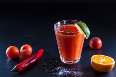 Sangrita ile görüntü.