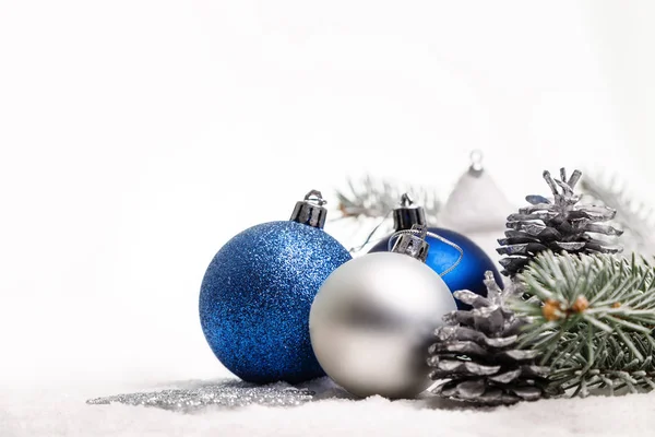 Image with Christmas ornaments. — Stock Photo, Image