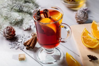 Sıcak şarap ile görüntü.