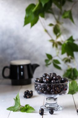 Siyah frenk üzümlü görüntü.