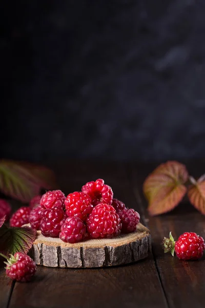 Image with raspberries — Stock Photo, Image