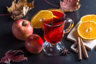 Sıcak şarap ile görüntü.