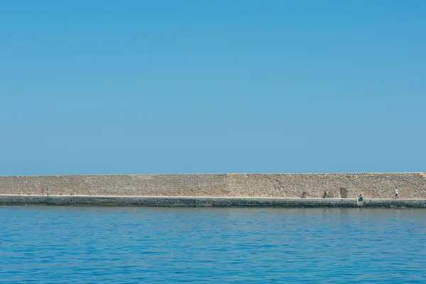 Ville Canée Sur Fond Mer Crète Grèce — Photo