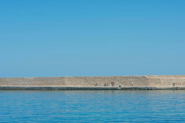 Chania Town Sea Background Crete Greece — Stock Photo, Image