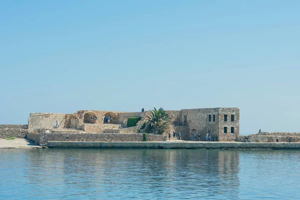 Cidade Chania Fundo Mar Creta Grécia — Fotografia de Stock