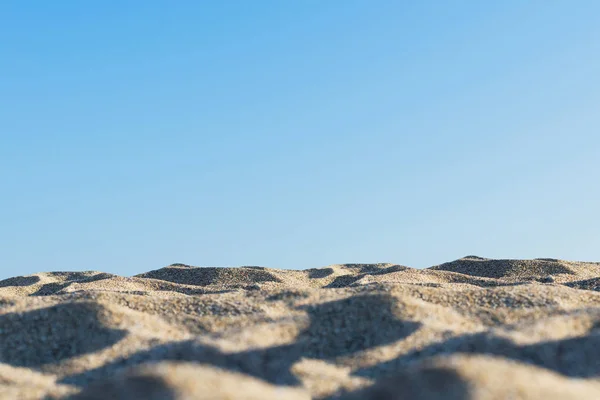 Скелясте Море Блакитне Небо Фоні — стокове фото