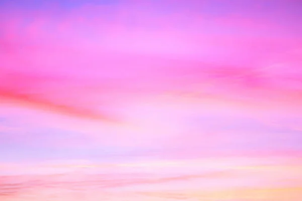 Ουρανός Του Λυκόφως Εφέ Από Ανοιχτόχρωμο Παστέλ Τόνο Πολύχρωμο Ηλιοβασίλεμα — Φωτογραφία Αρχείου