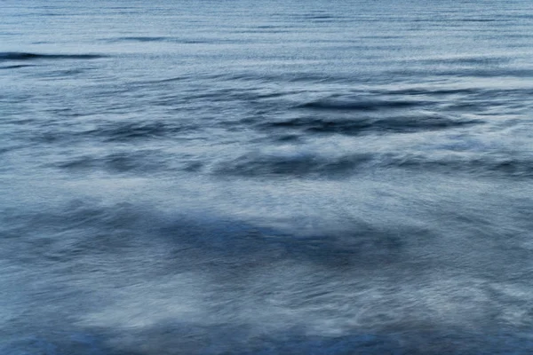 Gece Uzun Pozlama Ile Deniz Dalgasının Havadan Görünümü — Stok fotoğraf