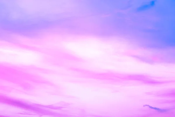 Небо Рожево Блакитних Тонах Ефектом Світлих Пастельних Тонів — стокове фото