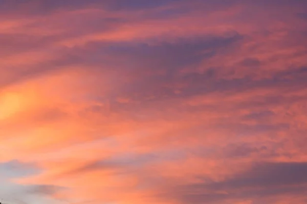 Cielo Nei Colori Rosa Blu Effetto Luce Pastello Colorato Nuvola — Foto Stock