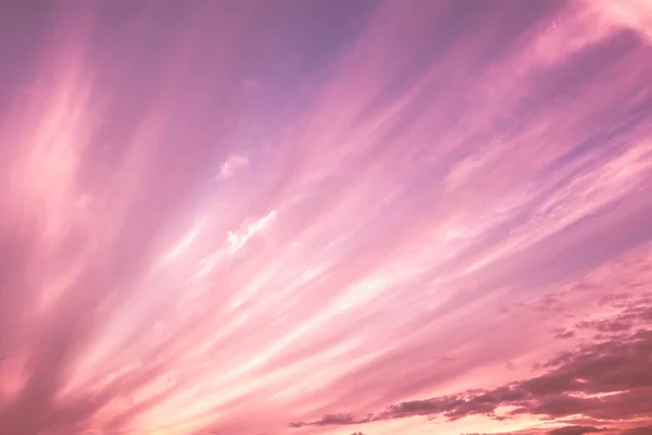 Ουρανός Ροζ Και Μπλε Χρώματα Επίδραση Του Φωτός Παστέλ Χρώμα — Φωτογραφία Αρχείου