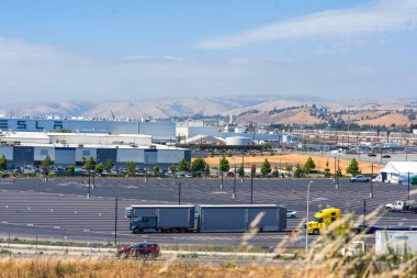 San Francisco şehir merkezi, güneşli bir günde tipik bir bina. Kaliforniya, Usa
