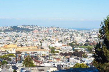 panoramic city view of barcelona, spain