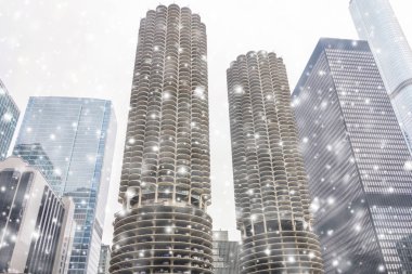 Şehrin modern iş bölgesi