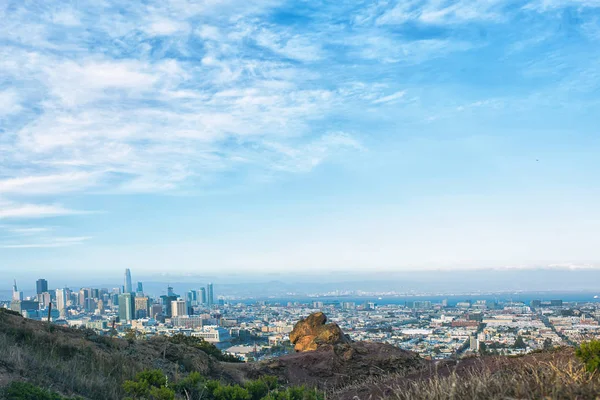 Panoramisch Uitzicht Het Stadsgezicht Onder Hemel — Stockfoto
