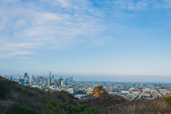 Stadsgezicht Van San Francisco Skyline Van Het Centrum Zonnige Dag — Stockfoto