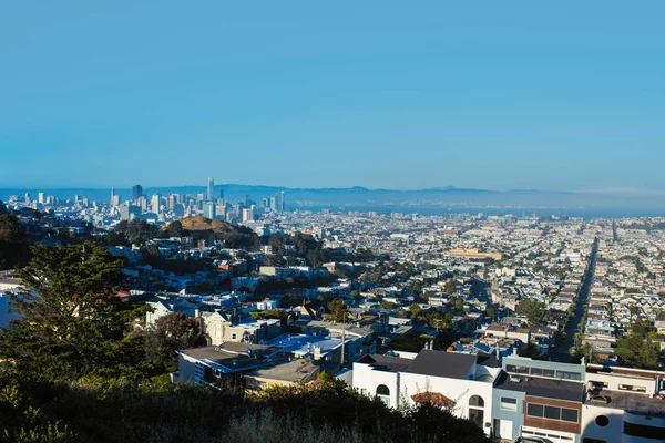 Vista Panorámica Del Paisaje Urbano Cerca Del Mar — Foto de Stock