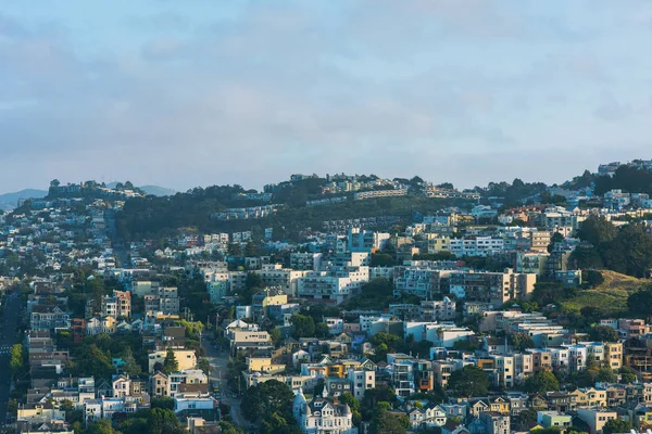 Stadsgezicht Van San Francisco Skyline Van Het Centrum Zonnige Dag — Stockfoto