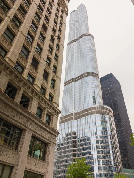 Chicago Illinois Mai 2018 Blick Auf Chicagos Innenstadt Und Wolkenkratzer — Stockfoto