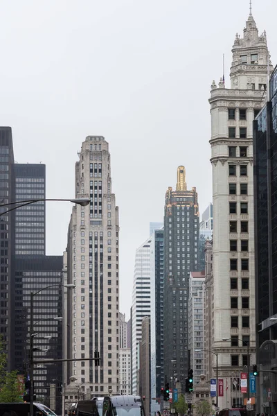 Beautiful View Chicago Skyscrapers Downtown Illinois Usa — Stock Photo, Image