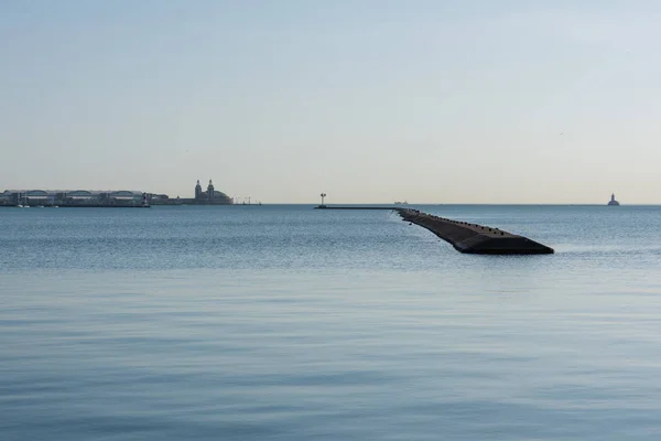 Barca Nel Mare — Foto Stock