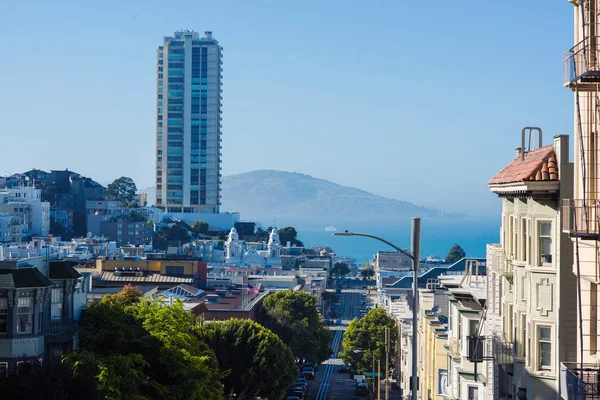 San Francisco Typowym Budynkiem Słoneczny Dzień Kalifornia Stany Zjednoczone — Zdjęcie stockowe