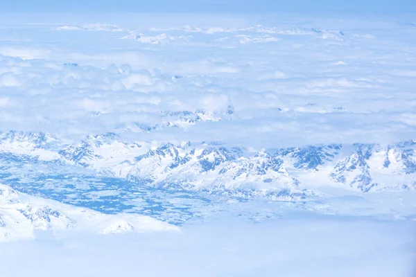 Vista Aérea Das Montanhas — Fotografia de Stock