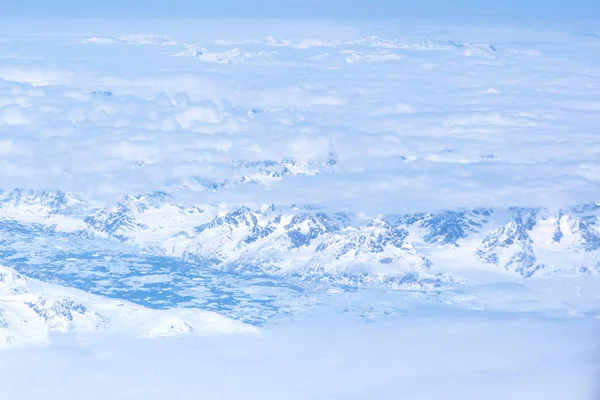 山の空中の景色 — ストック写真